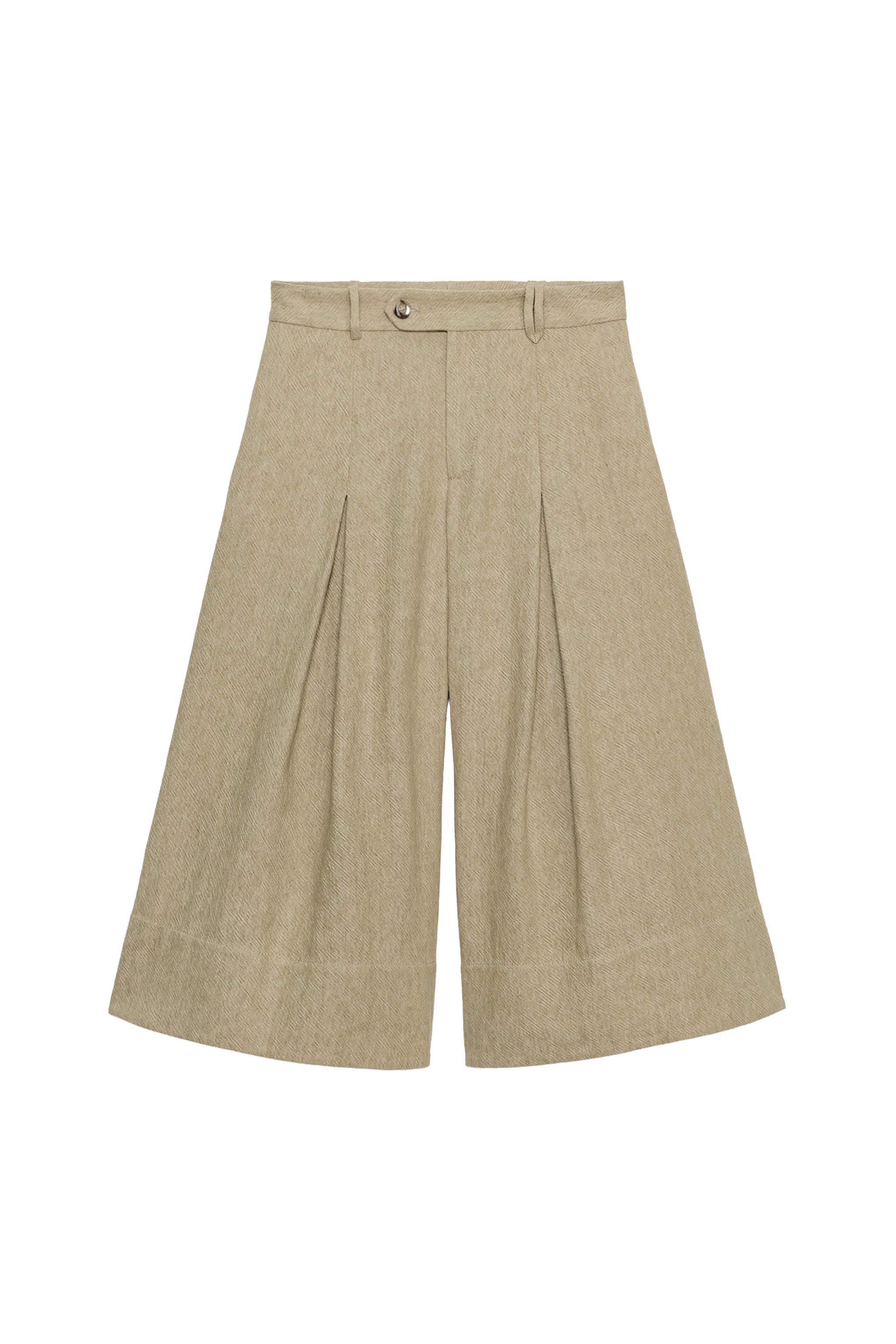 PANTALON LARGE AVEC LIN ZW COLLECTION