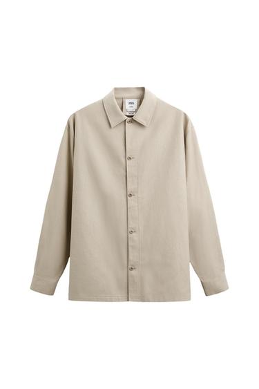 COTTON - LINEN OVERSHIRT