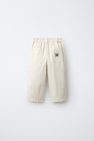 FRUIT OF THE LOOM™ BALLOON PANTS — Ecru 2