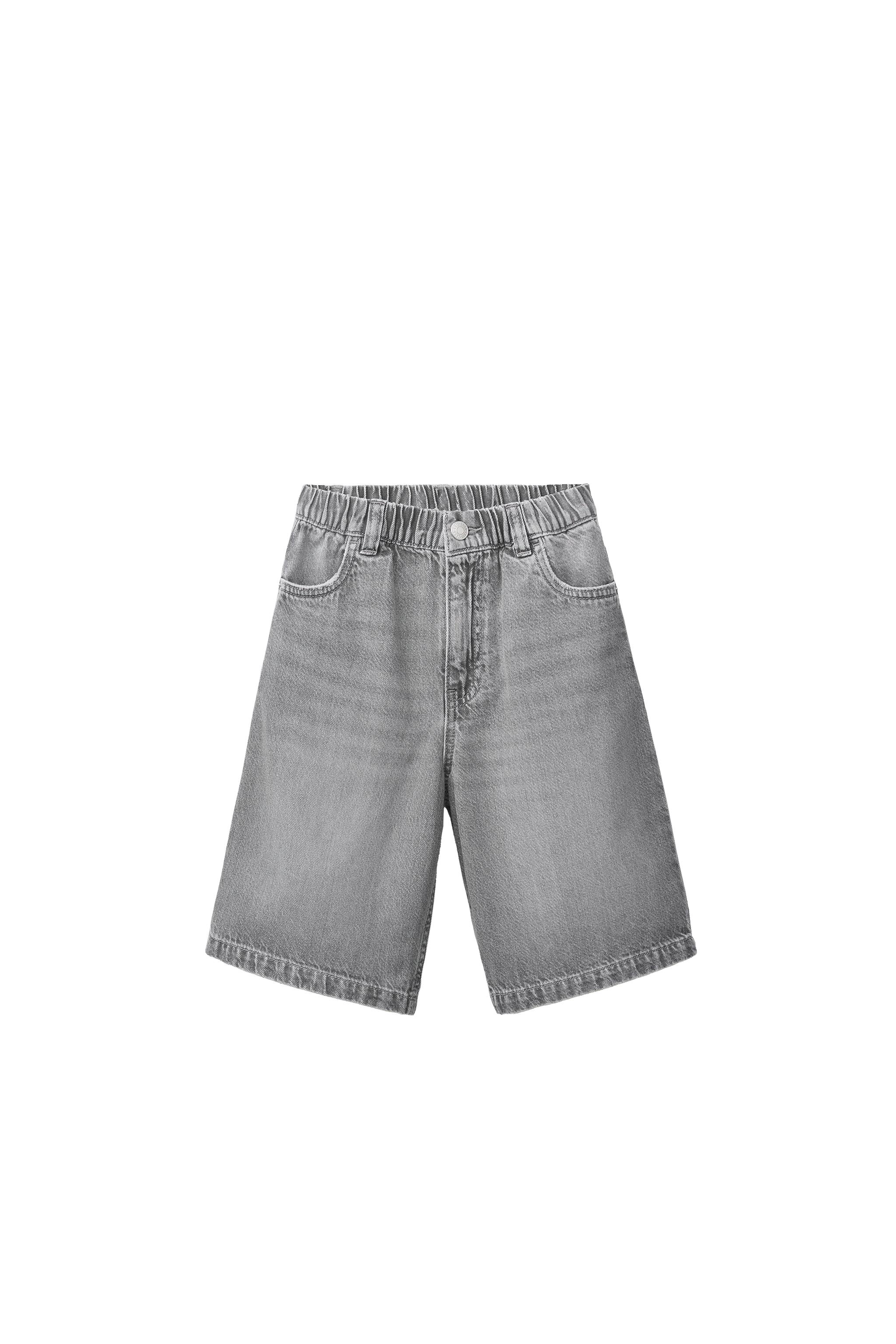 バギーデニムバミューダパンツ - ブルー | ZARA Japan / 日本