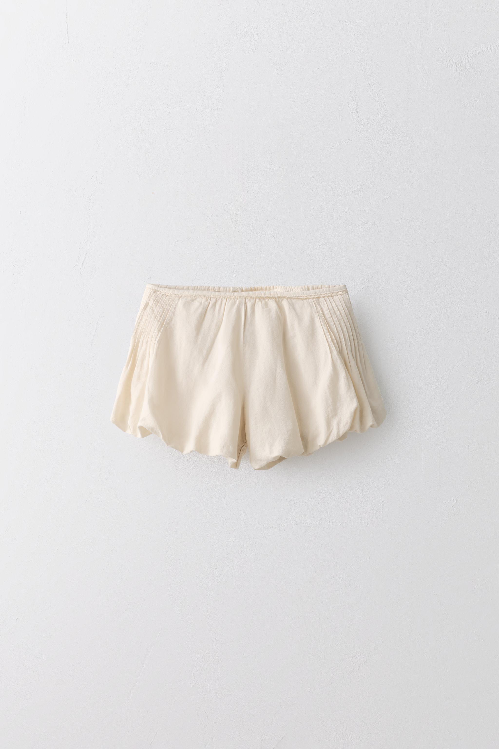 2-5 YEARS / LIMITED EDITION COTTON LINEN BLOOMER SHORTS
