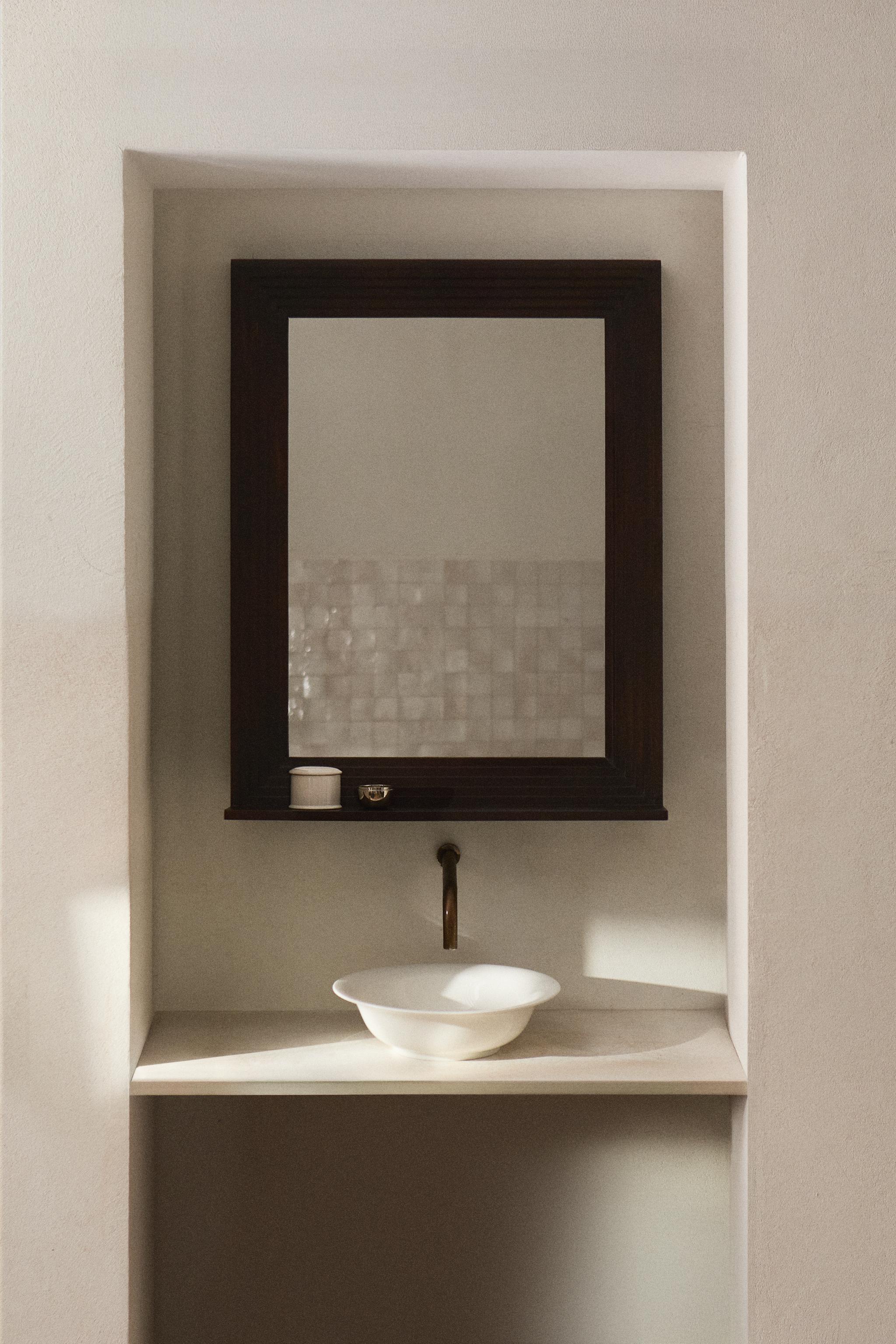 MIROIR MURAL EN BOIS