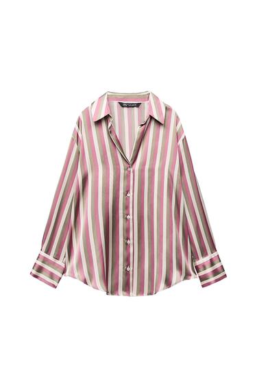 FLOWING SATIN SHIRT