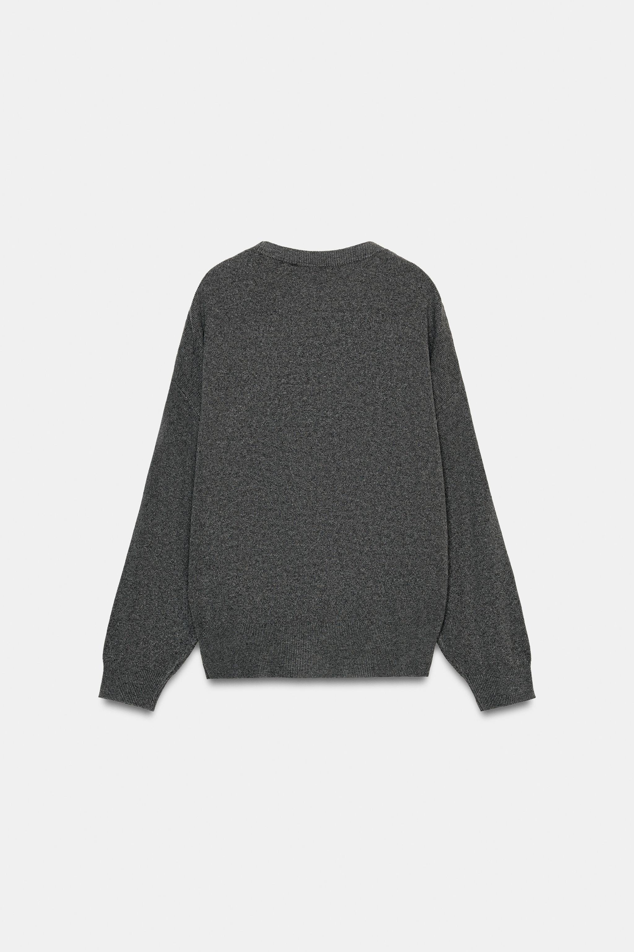 DEEP V-NECK KNIT JUMPER