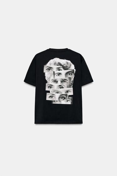 ALMODÓVAR SHORT SLEEVE T-SHIRT - Black by Zara - Image 1