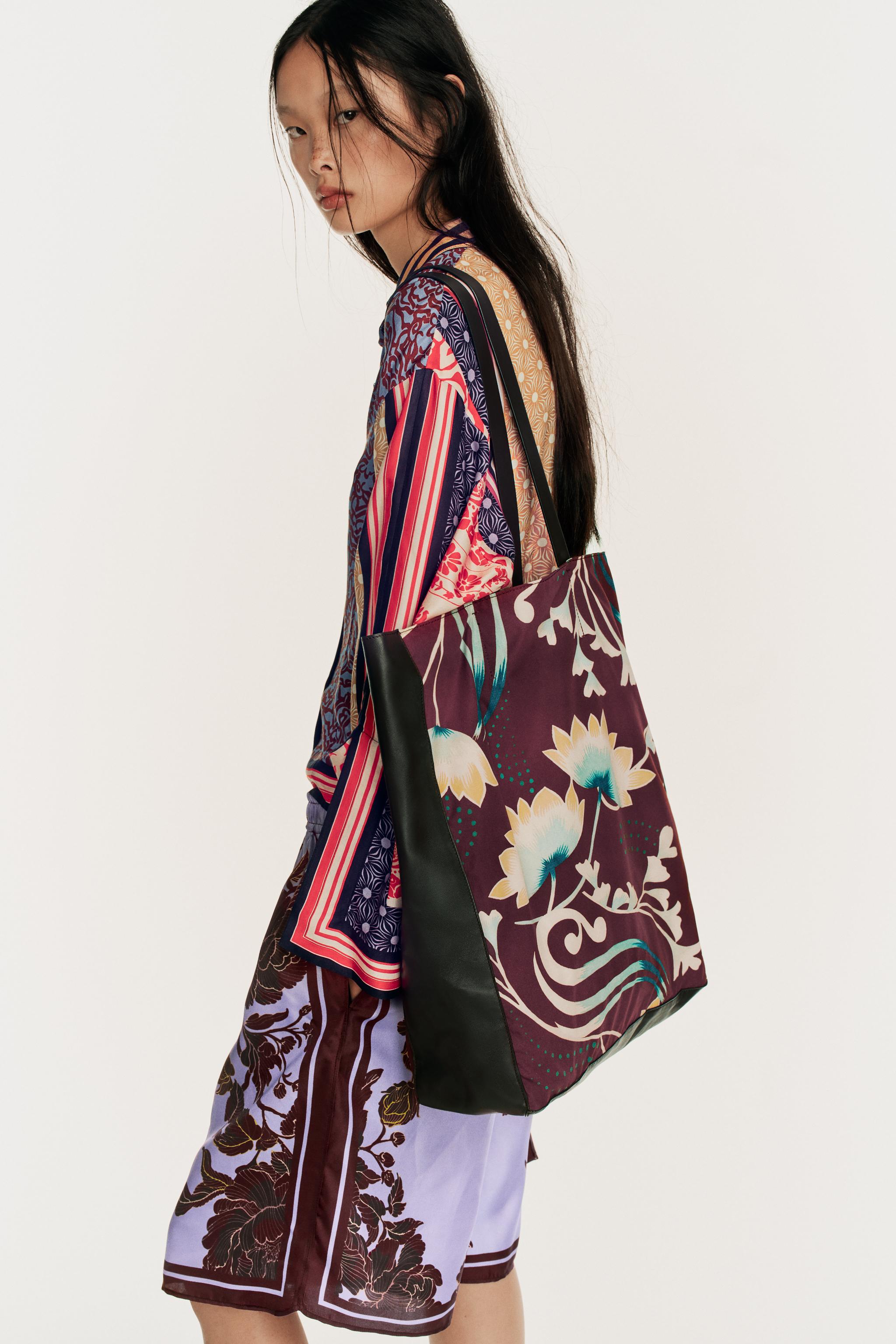 LIMITED EDITION LEATHER DETAIL SHOPPER BAG