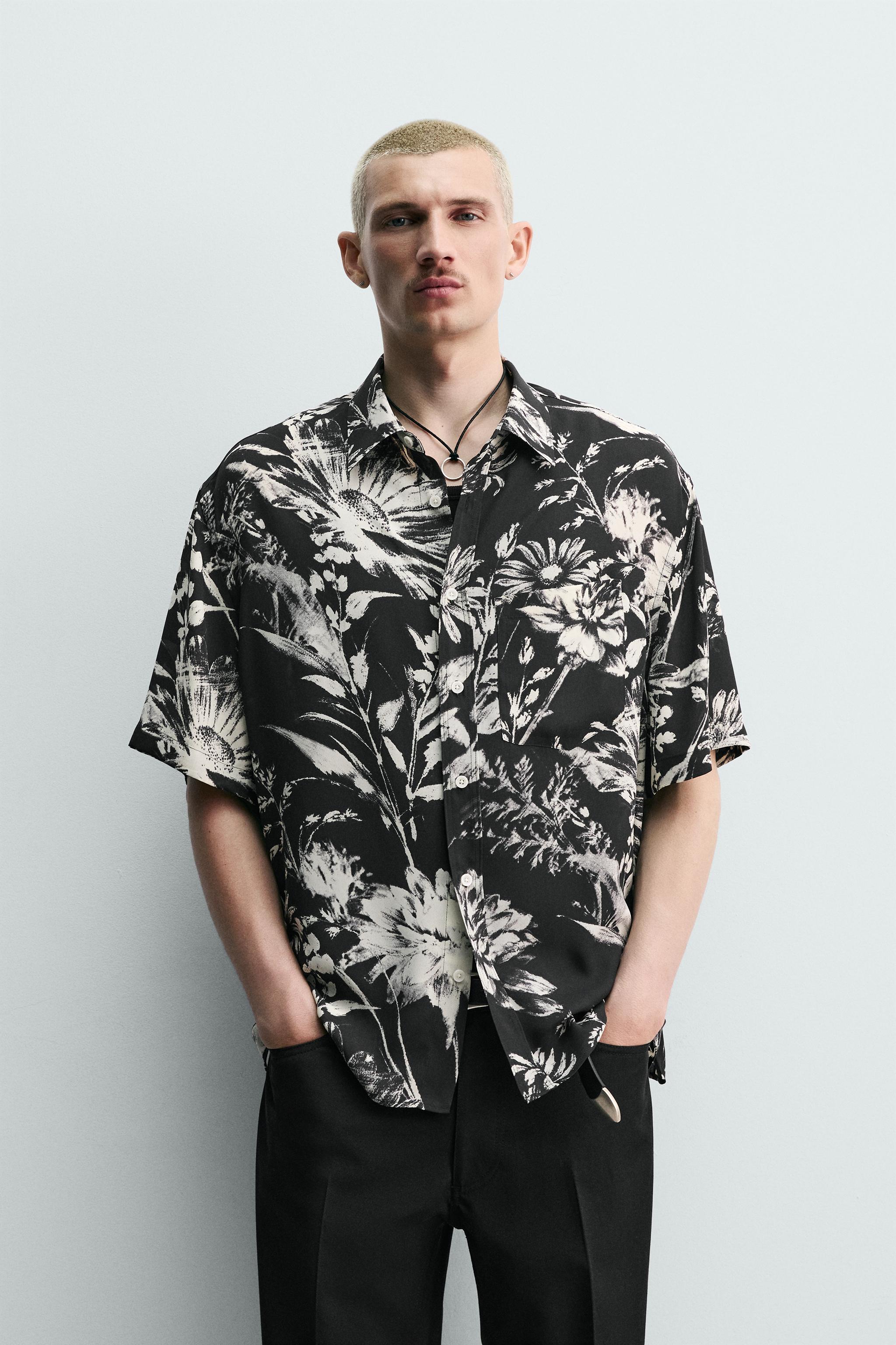 CHEMISE RELAXED FIT IMPRIMÉ FLEURI