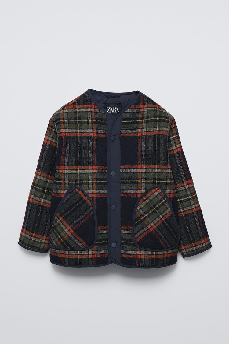 Karierter Mantel Roxy Mantel GrÃ¼n Zara GrÃ¼n Karierte Jacke