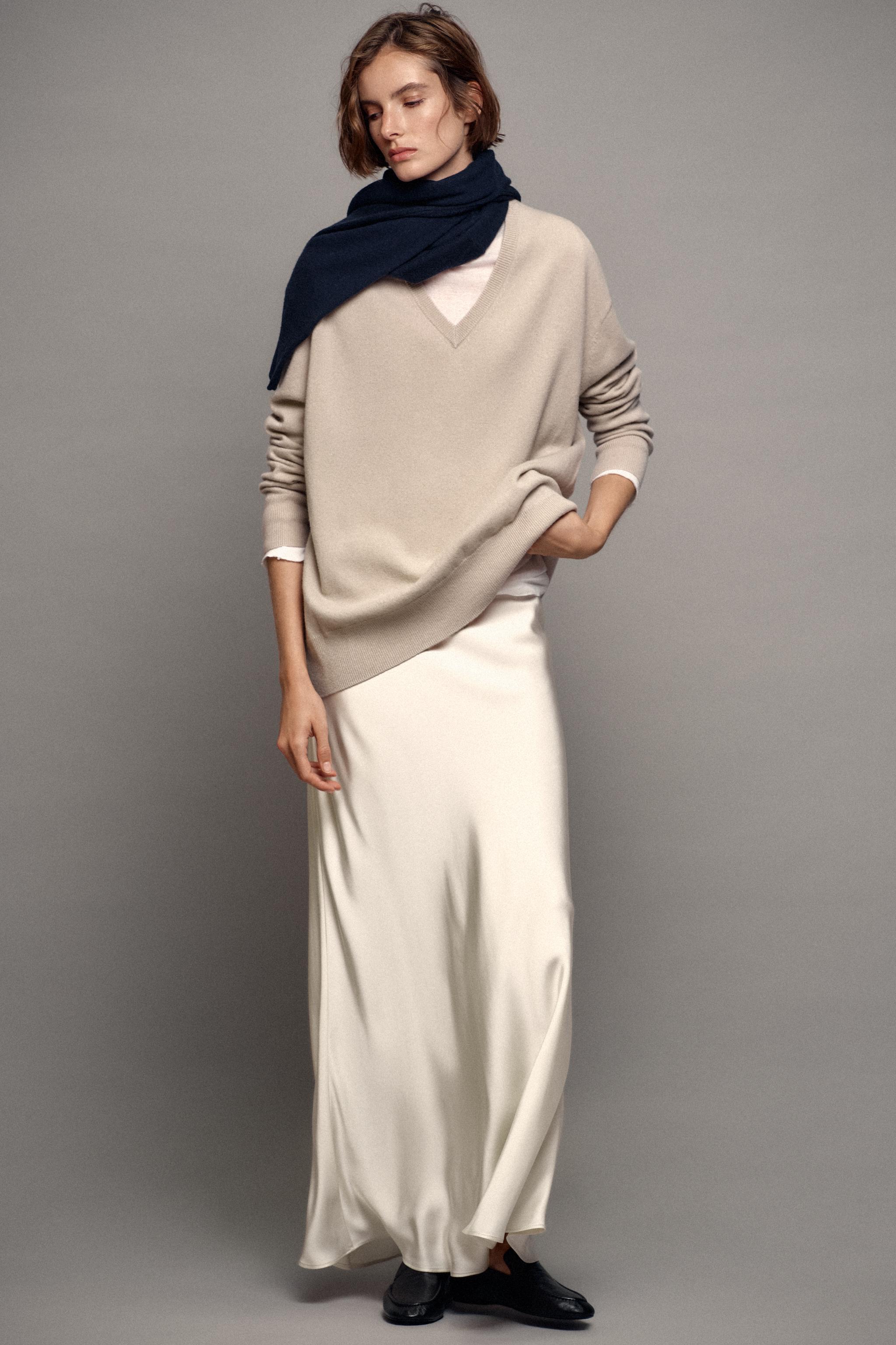 ZW COLLECTION SATIN SKIRT