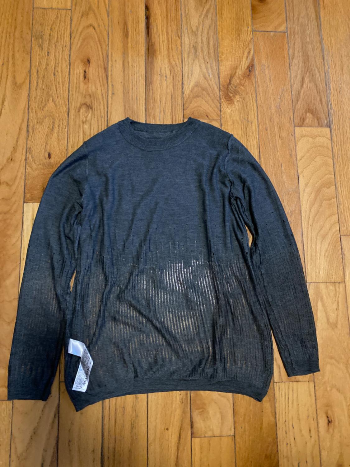 KNIT SWEATER WITH RIPS - Image 3