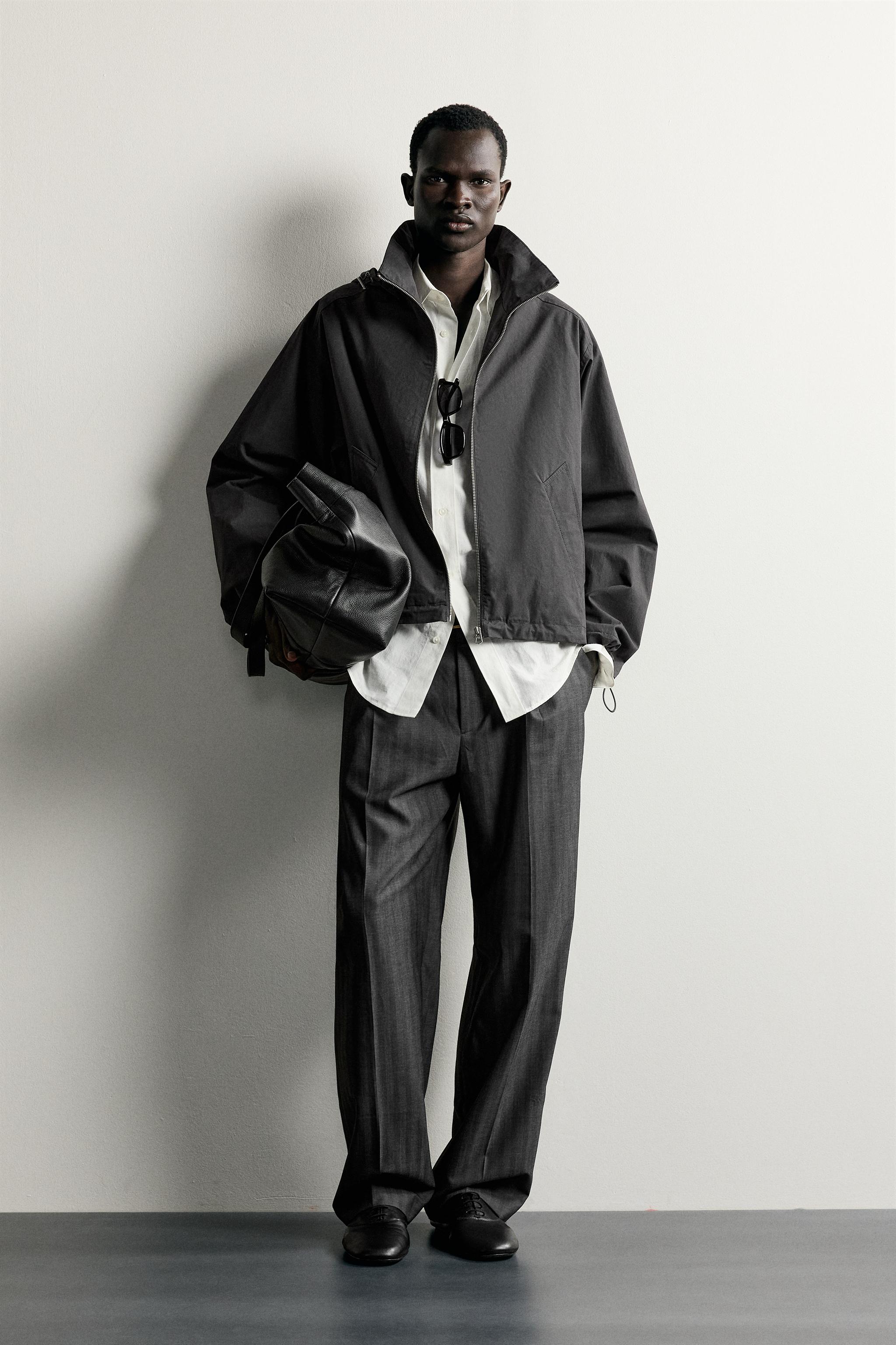 CROPPED TECHNICAL HOODIE JACKET