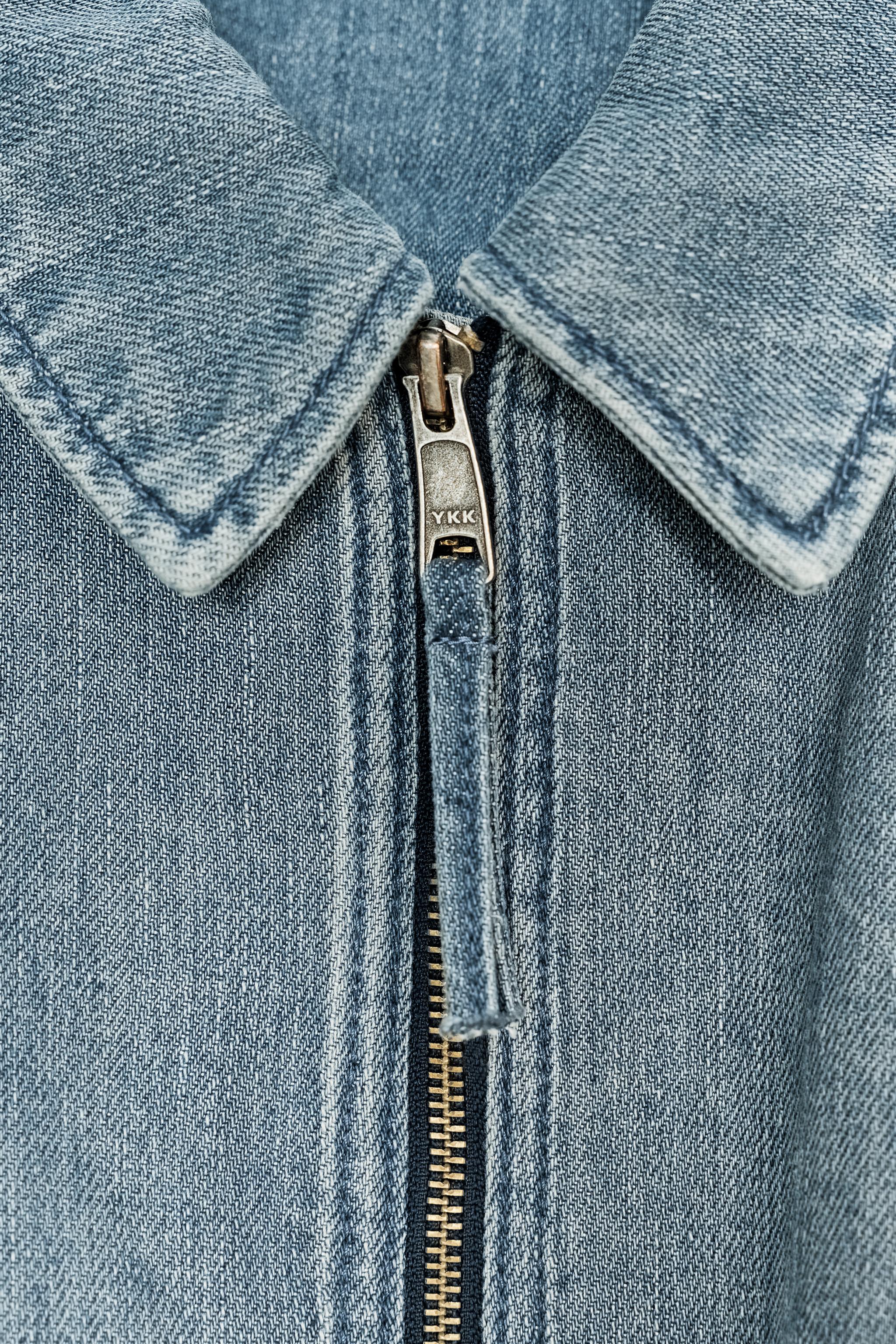 ZW COLLECTION DENIM BOMBER JACKET