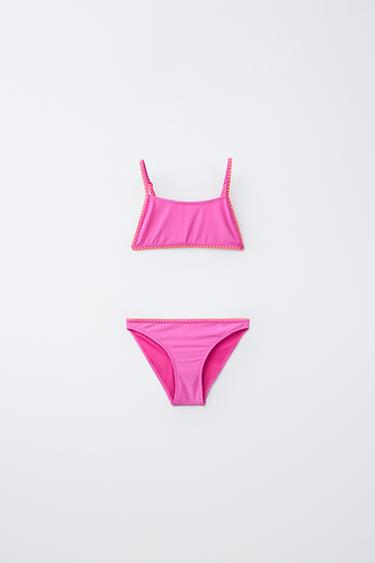 6-14 AÑOS/ BIKINI BRILLOS - Fucsia de Zara
