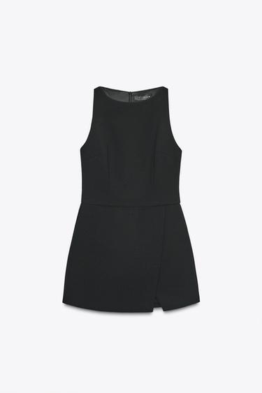 MONO CORTO LISO - Negro de Zara - Imagen 0