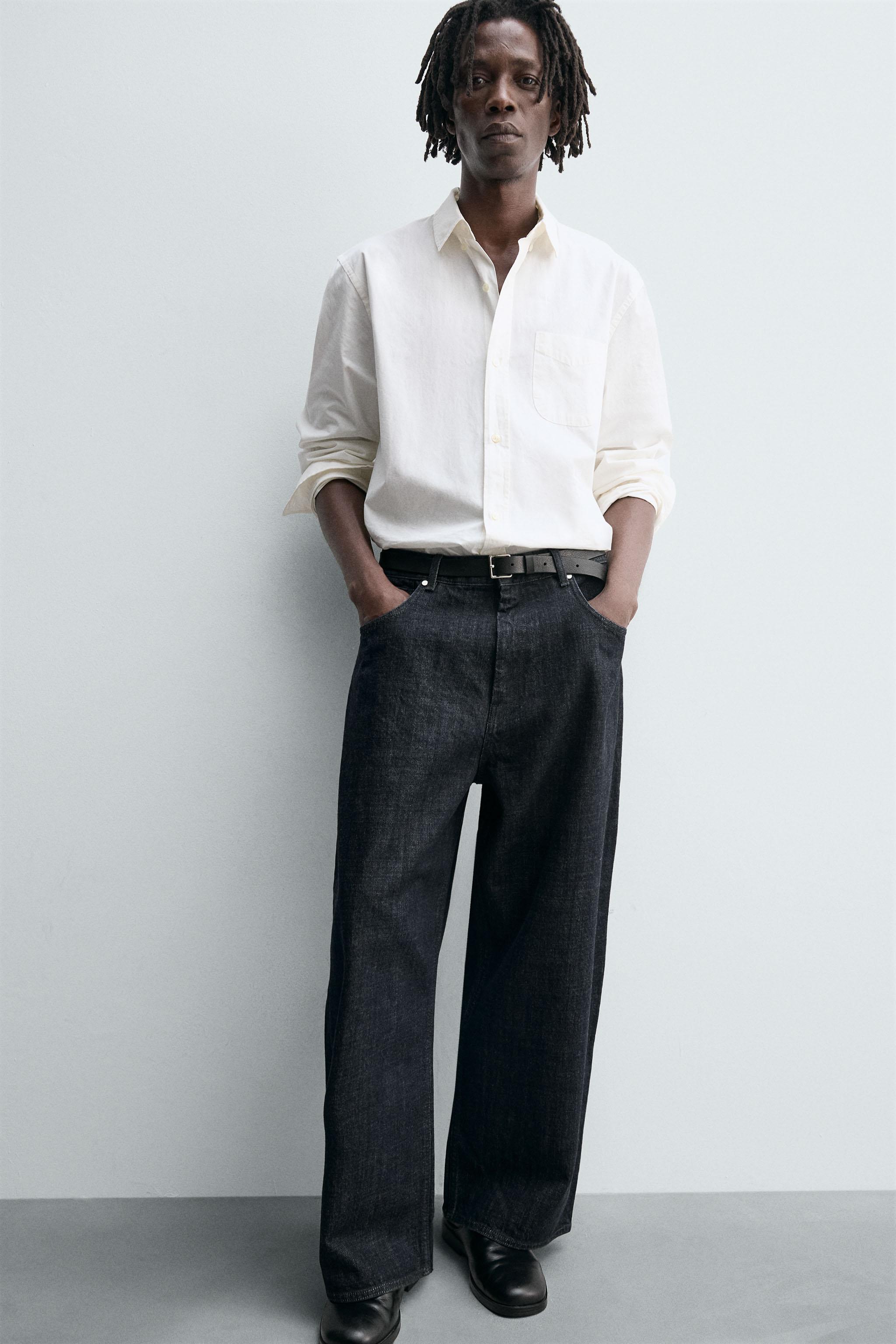 WIDE FIT JEANS - Blue | ZARA United States