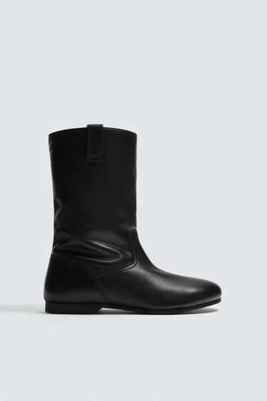 BOTA PIEL SAMUEL DE SABOIA X ZARA - Negro de Zara