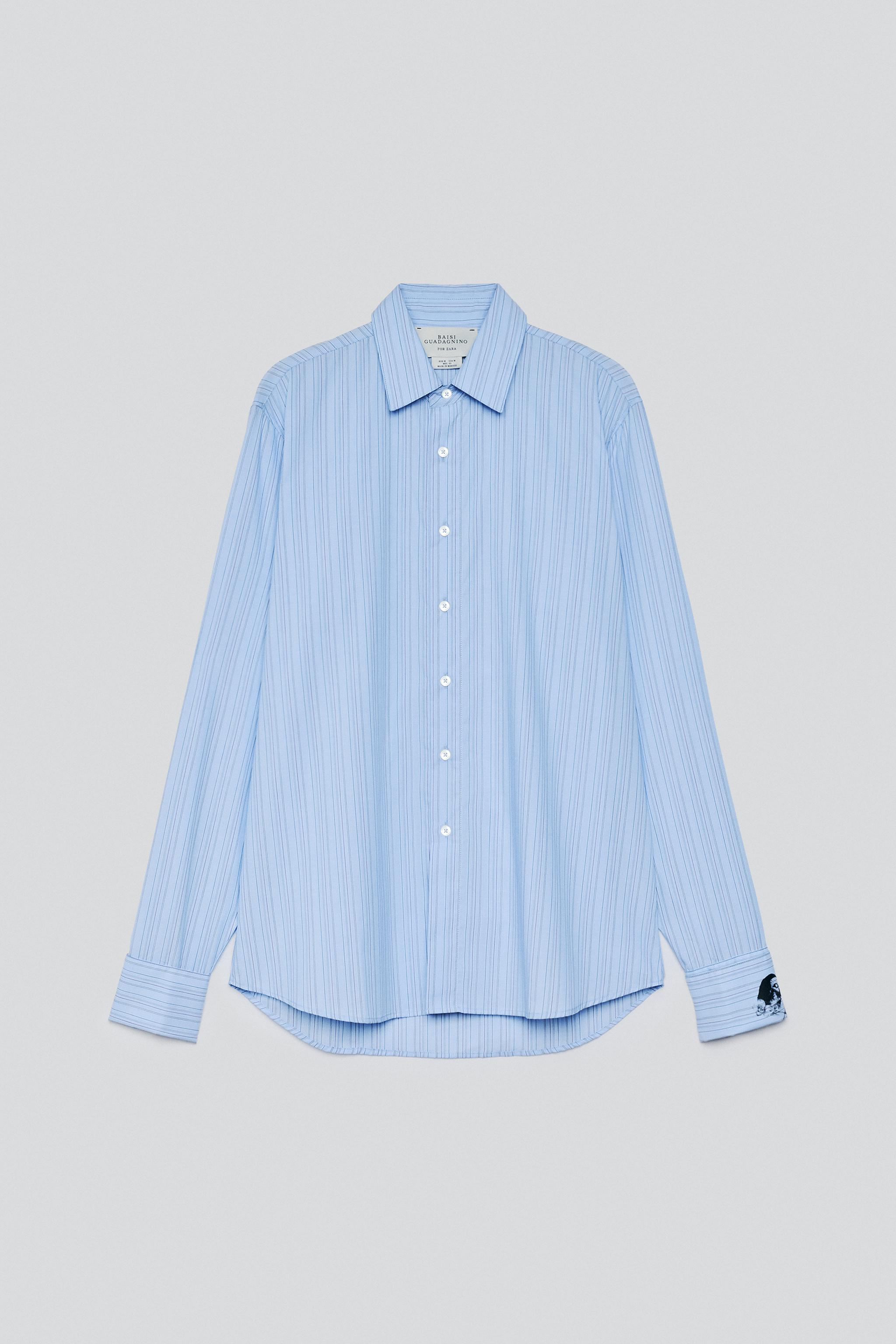 CHEMISE REGULAR FIT RAYURES IMPRIMÉ
