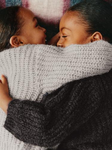 ZARA TIMELESS - THICK KNIT CARDIGAN - Pearl marl by Zara