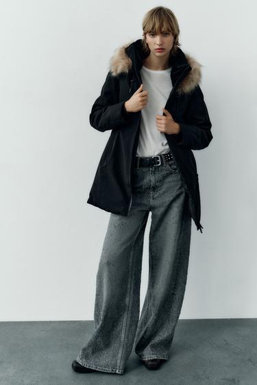 ПАРКА WATER AND WIND PROTECTION — ЧЕРНЫЙ от Zara — изображение 0