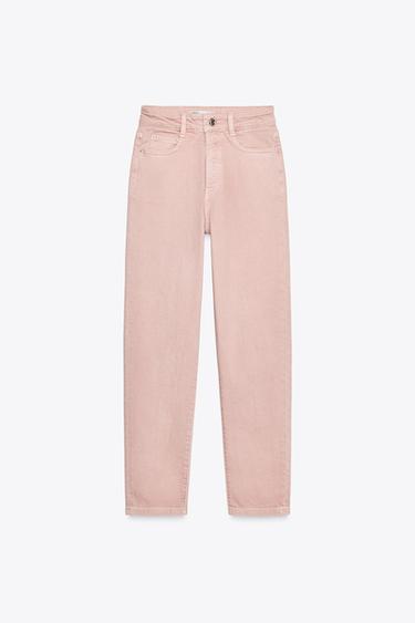 JEAN Z1975 MOM TAILLE HAUTE - Rose de Zara