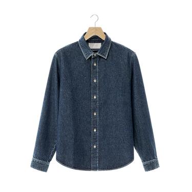 CAMISA DENIM RELAXED FIT - Azul de Zara