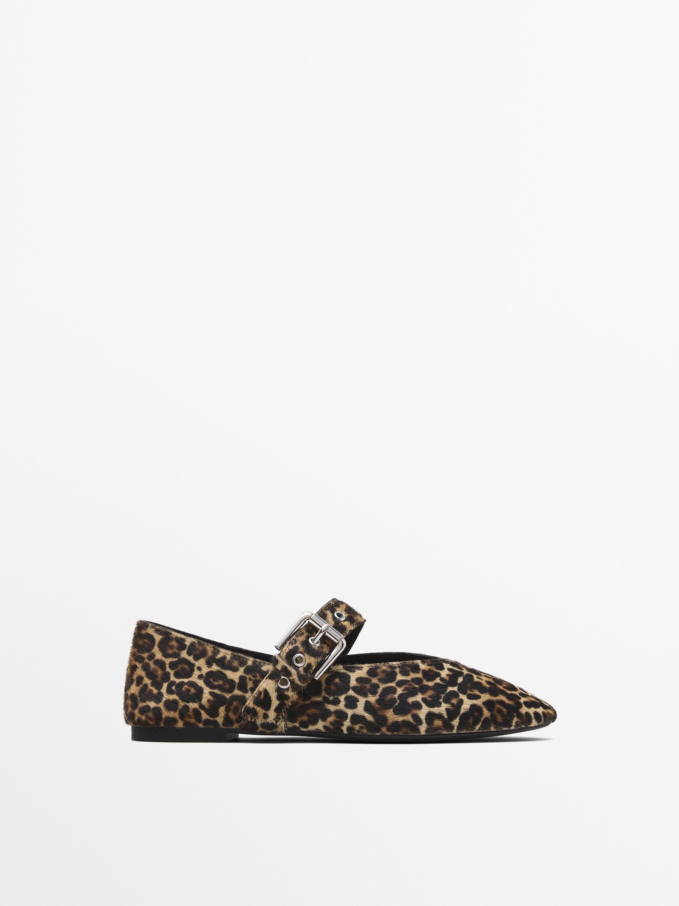 Leopard loafers fashion zara