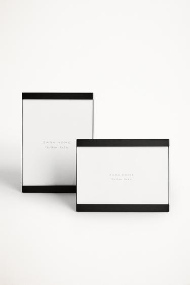 BLACK METAL PHOTO FRAME - Black by Zara - Image 0