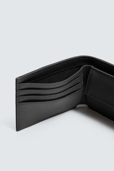 RUBBERISED WALLET - Black by Zara - Image 3