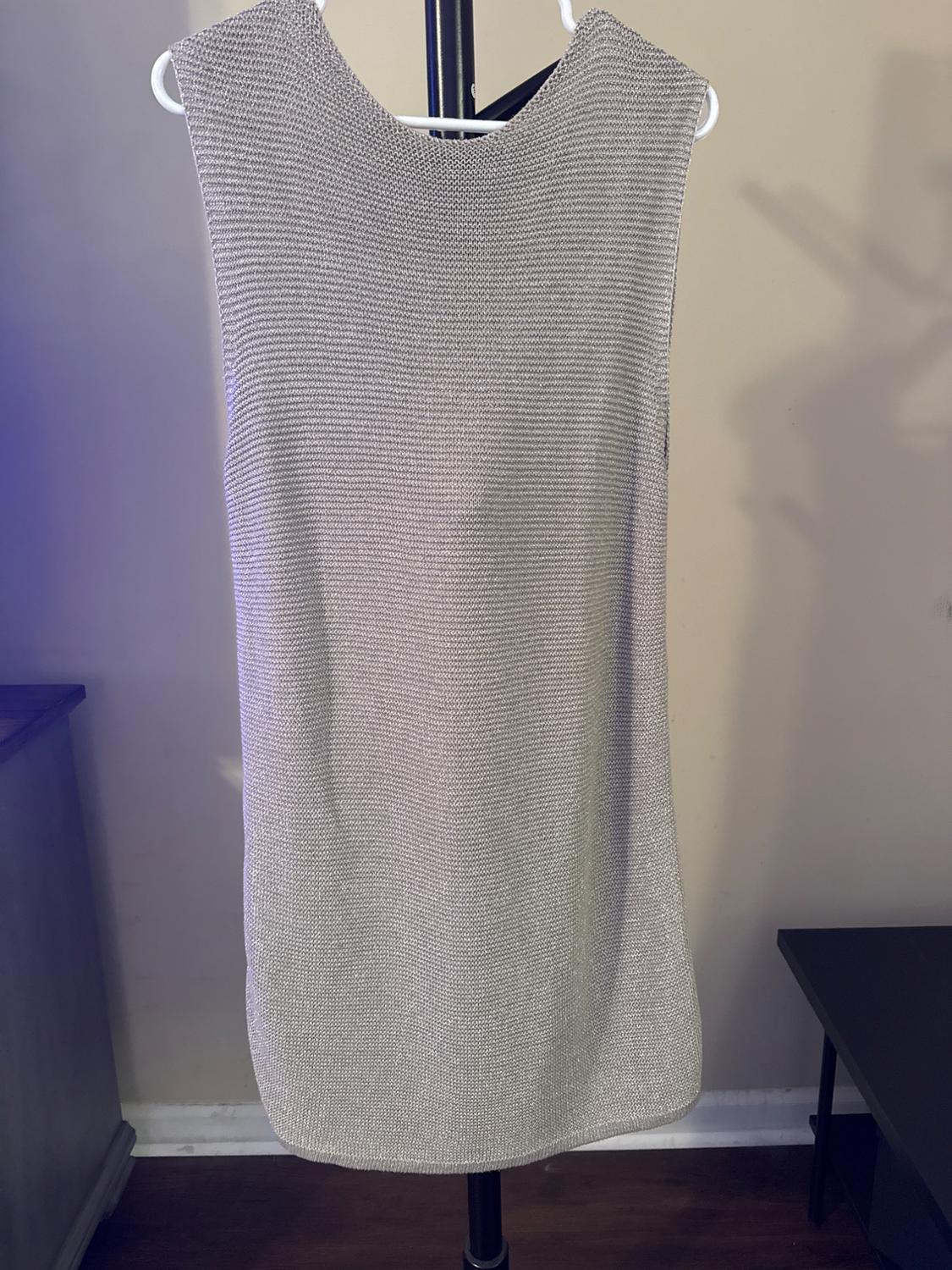KNIT DRESS WITH METALLIC THREAD - Image 4