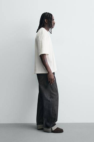 SWEAT COUPE BOXY STRUCTURÉ - Beige clair de Zara - Image 3