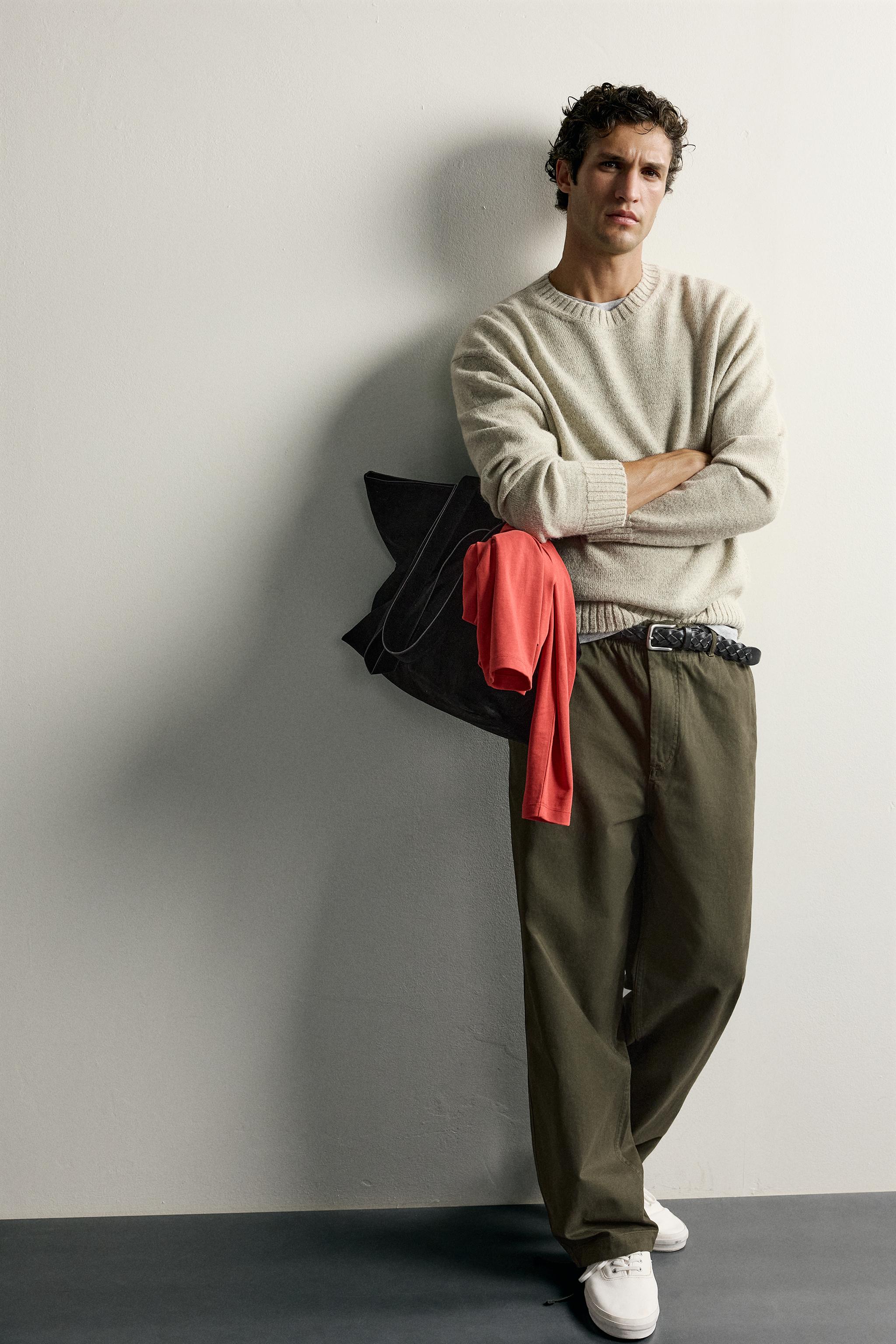 COTTON RELAXED FIT PANTS