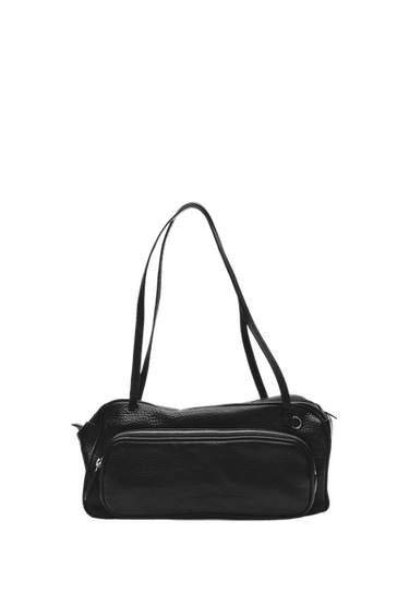 Medium Nappa leather bowling bag — Black 1