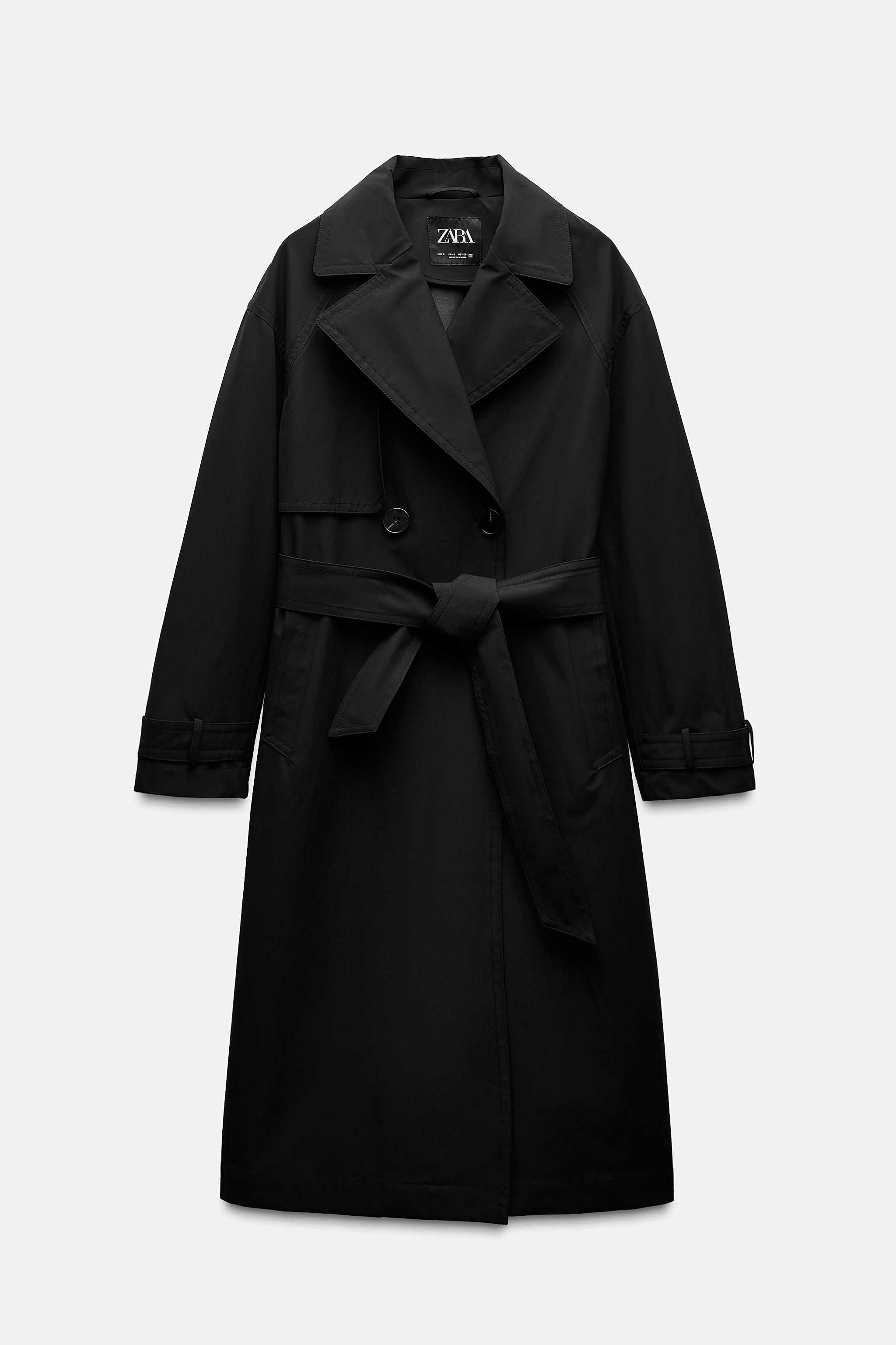 Trench Gabardina Negra Zara Blazer España Gabardina ZARA Woman