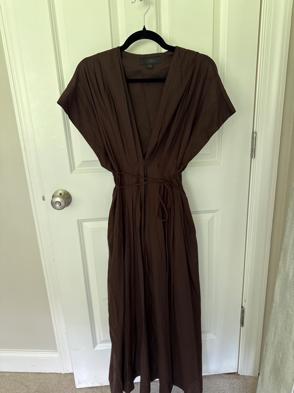 ZW COLLECTION PLEATED MIDI DRESS - Image 2