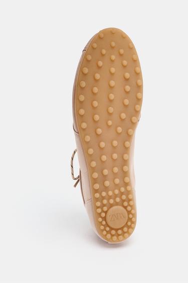 BALLERINES SPORT À LACETS - Rose de Zara - Image 5