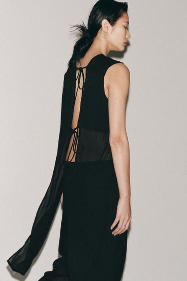 OPEN BACK TOP - Black by Zara - Image 5