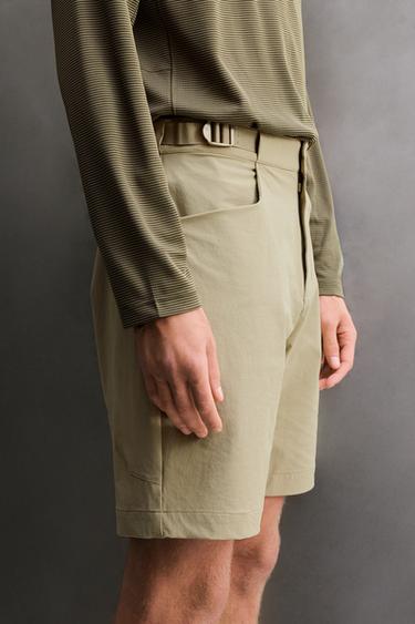 GRAVEL SHORTS - Mid-green by Zara - Image 5