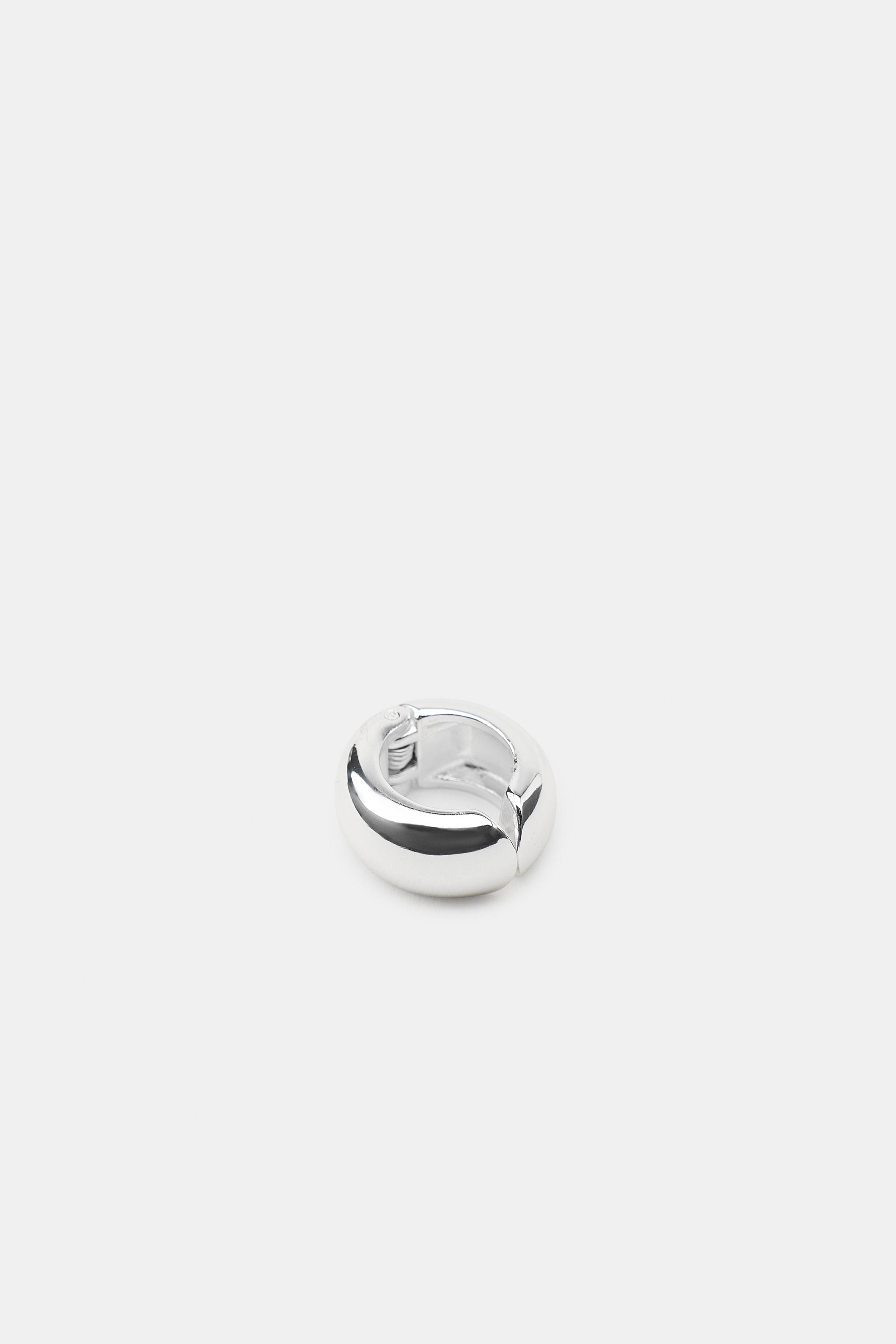 Zara Oval VE Ear Cuff Küpe Seti görsel 4
