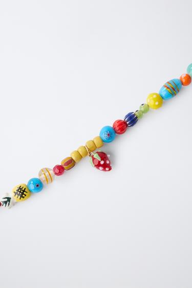 BEADED NECKLACE - Multicoloured by Zara