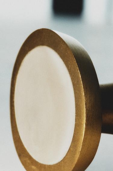 PACK OF OVAL MOTHER-OF-PEARL DOOR KNOBS (PACK OF 2) - Light beige by Zara