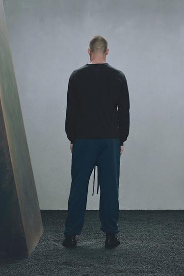 LEATHER TRAINERS X SR_A - Black by Zara - Image 2
