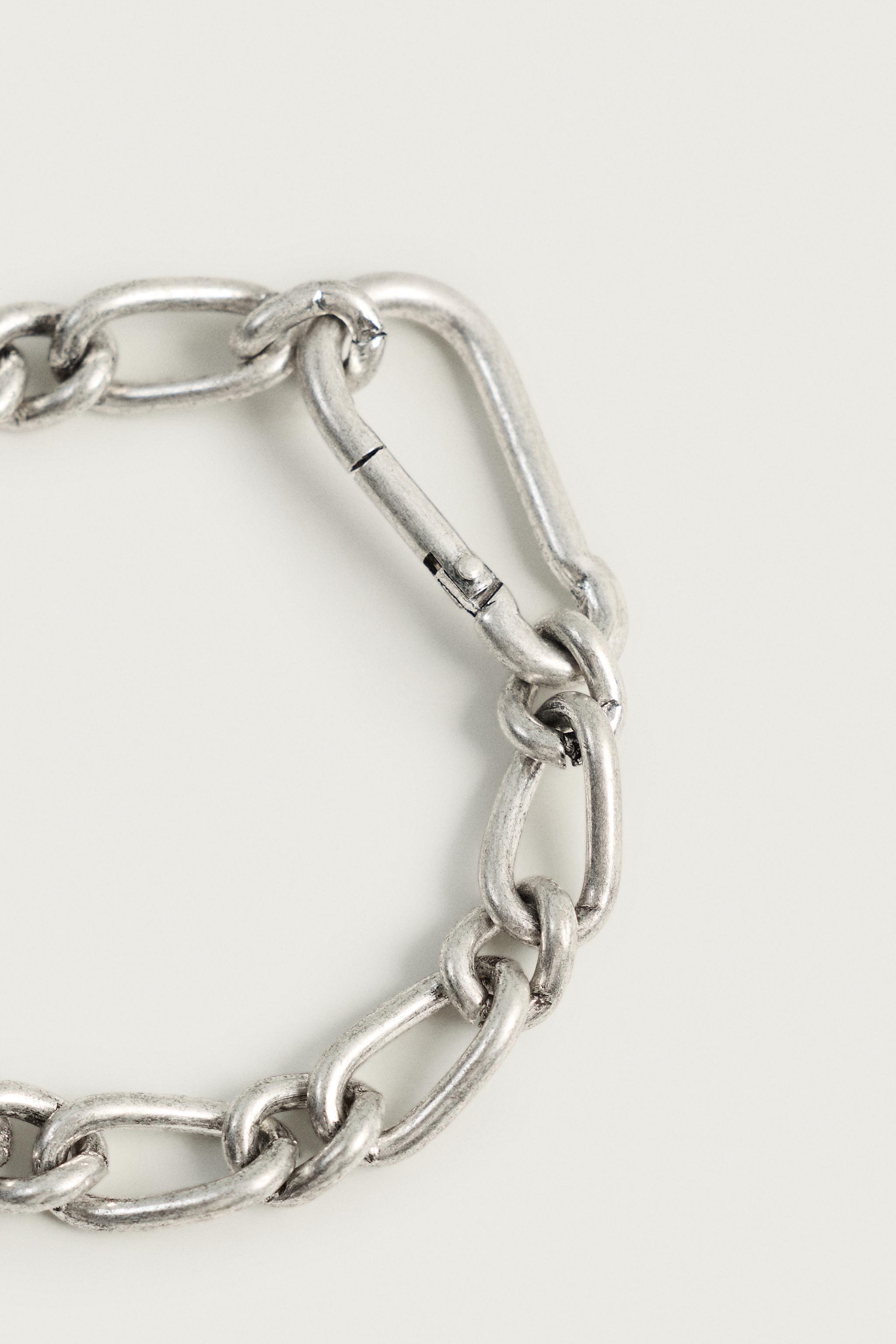 BRACELET À MAILLONS MÉTALLIQUES