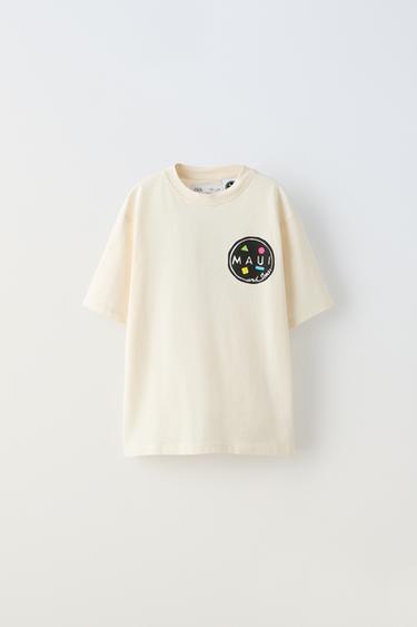 УКОРОЧЕННАЯ ТОЛСТОВКА ПОЛО В ПОЛОСКУ — ЭКРЮ от Zara — изображение 0