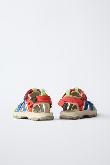 SANDALES TECHNIQUES MULTICOLORES - Multicolore de Zara - Image 4