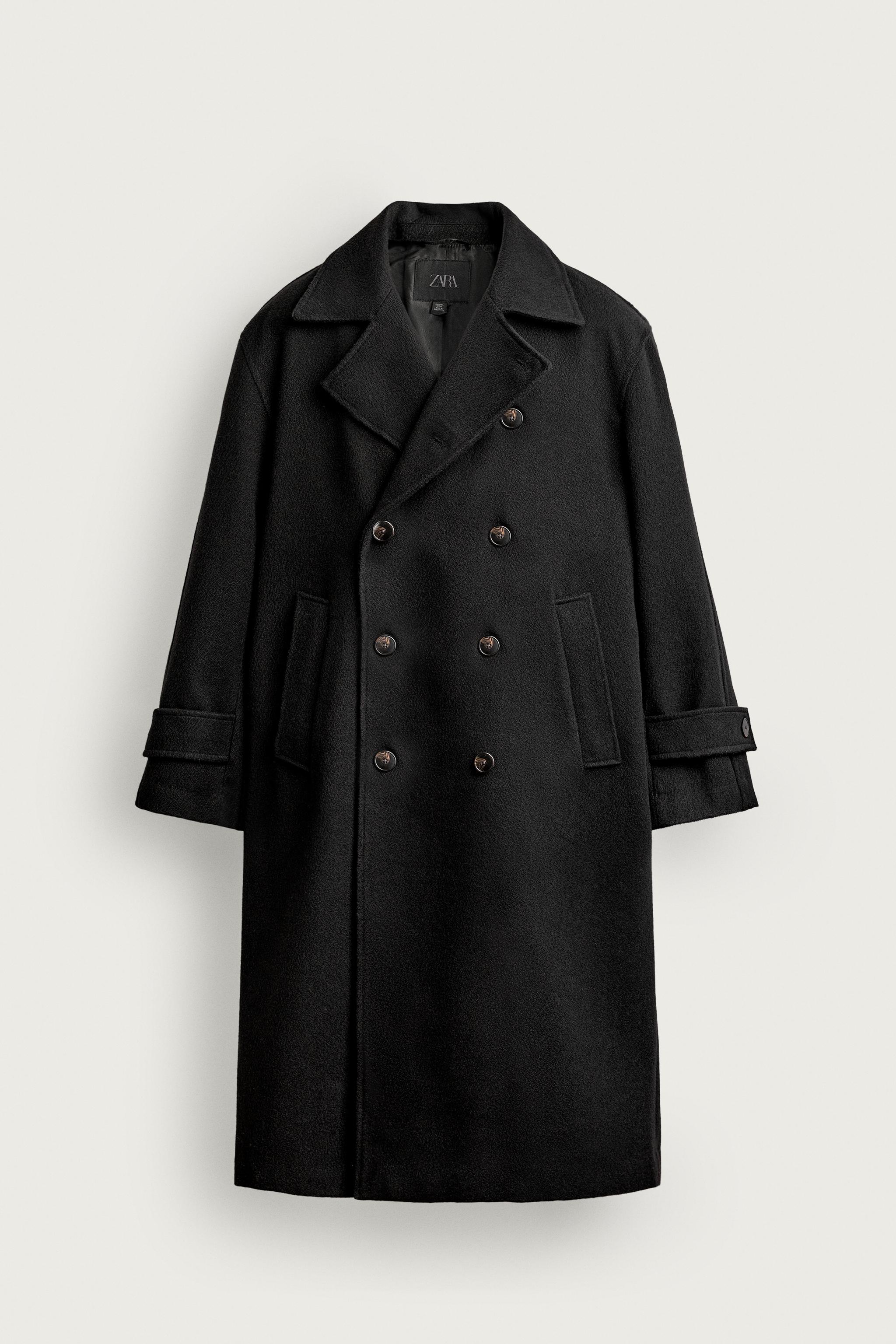 RELAXED-FIT DOUBLE-BREASTED COAT
