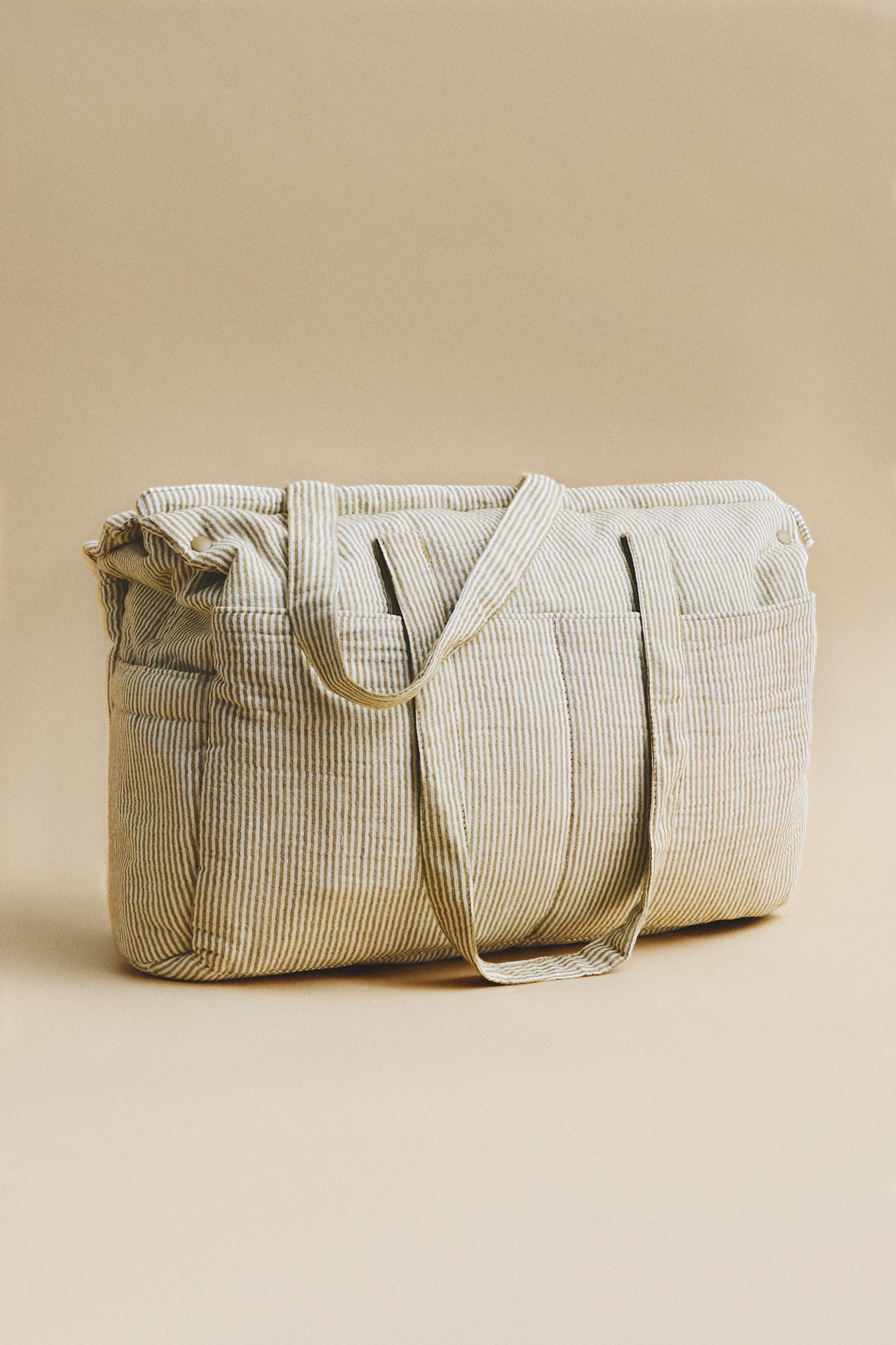 美品★ ZARA コットン マザーズバッグ 美品☆ ZARA コットン マザーズバッグ 月 コットン マザーズバッグ