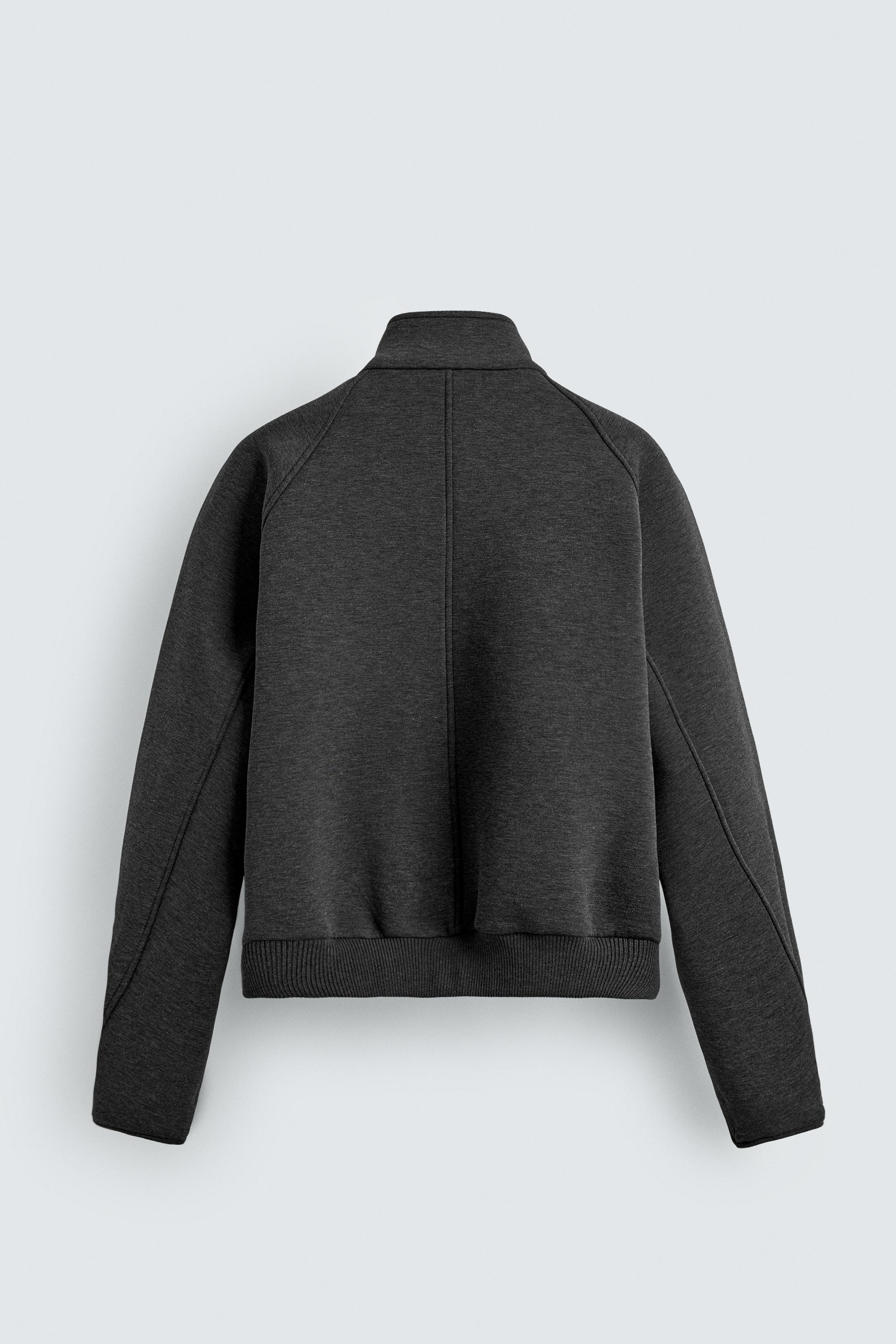 コントラストカラーテクニカルジャケット - ダークグレー | ZARA Japan