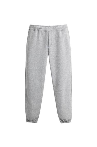 BASIC JOGGINGBROEK REGULAR FIT - Grijs gemĆŖleerd van Zara