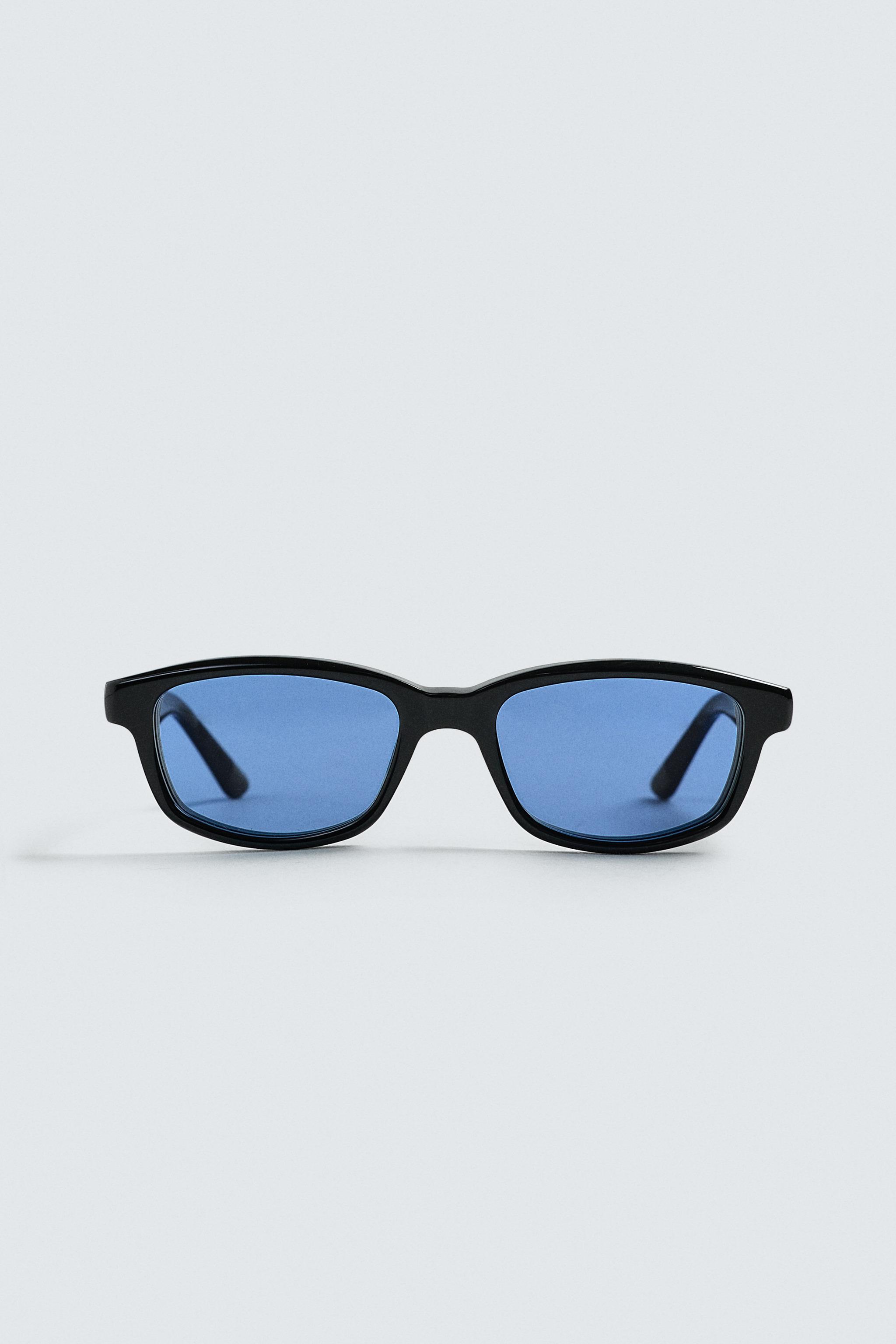ZARA WOODEN SUNGLASSES BLACK GREY ? NEW WITH TAGS AND CASE RECTANGULAR SUNGLASSES - Black | ZARA United States main image 3