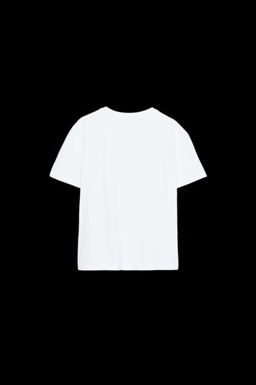 CAMISETA LAZOS - Blanco de Zara
